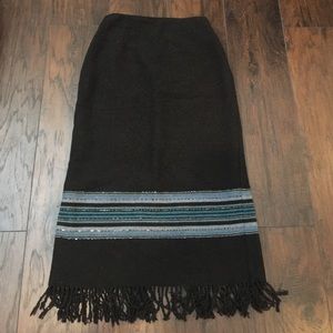 Skirt.  Ankle length.